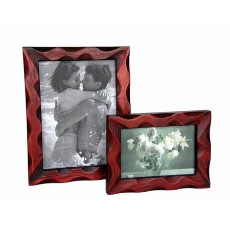 SUNSHINE TRADING Sunshine Trading ST-07-5 Handmade Wood Photo Frame - 3.5 x 5 Inch ST-07-5